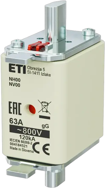 Kép erről: NH00 gG 63A/800V