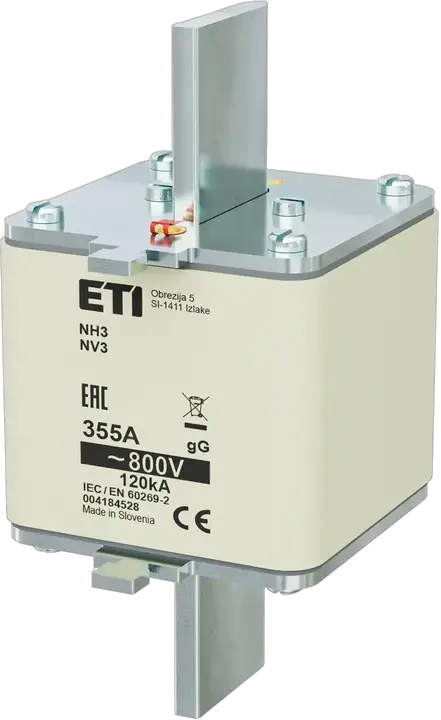 Kép erről: NH3 gG 355A/800V