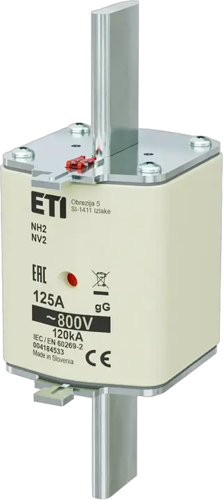 Kép erről: NH2 gG 125A/800V