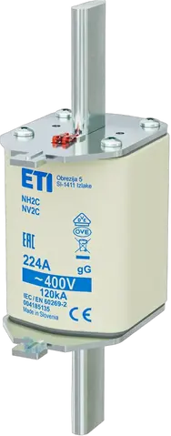 NH2C gG 224A/400V korr.