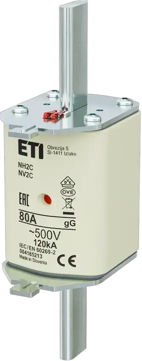 Kép erről: NH2C gG 80A/500V