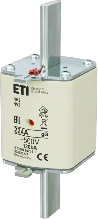 Kép erről: NH2 gG 224A/500V