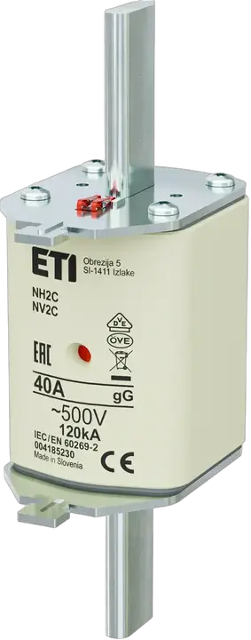 Kép erről: NH2C gG 40A/500V
