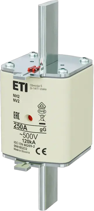 Kép erről: NH2 gG 250A/500V