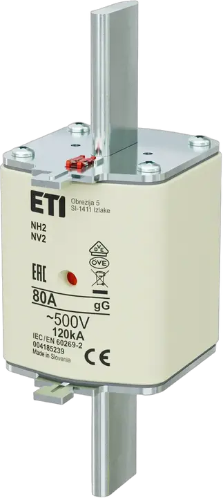 Kép erről: NH2 gG 80A/500V