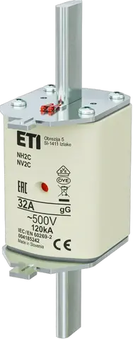 NH2C gG 32A/500V