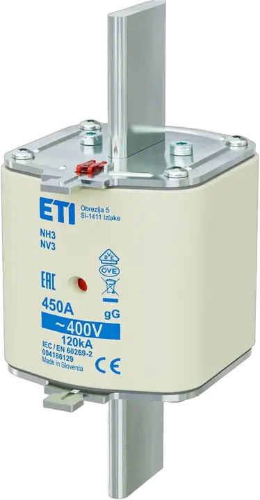 Kép erről: NH3 gG 450A/400V