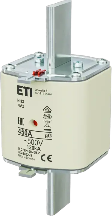 Kép erről: NH3 gG 450A/500V