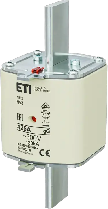 Kép erről: NH3 gG 425A/500V