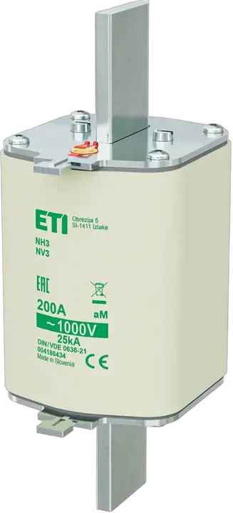 Kép erről: NH3/85 aM 200A/1000V