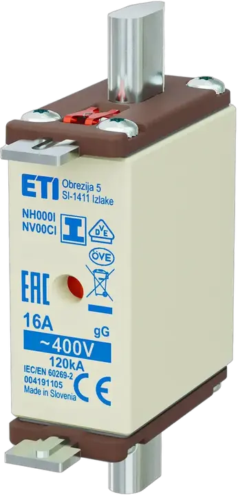Kép erről: NH000/I gG 16A/400V
