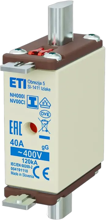 Kép erről: NH000/I gG 40A/400V