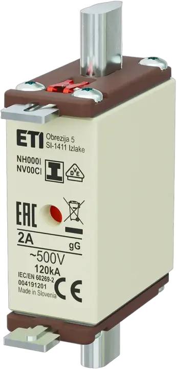 Kép erről: NH000/I gG 2A/500V