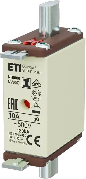 Kép erről: NH000/I gG 10A/500V