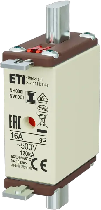 Kép erről: NH000/I gG 16A/500V