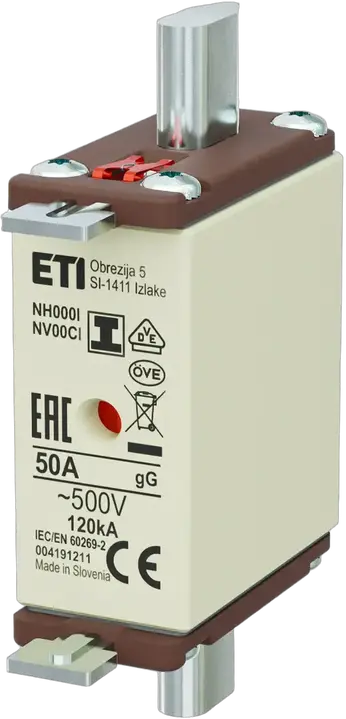 Kép erről: NH000/I gG 50A/500V