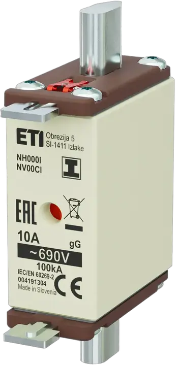 Kép erről: NH000/I gG 10A/690V