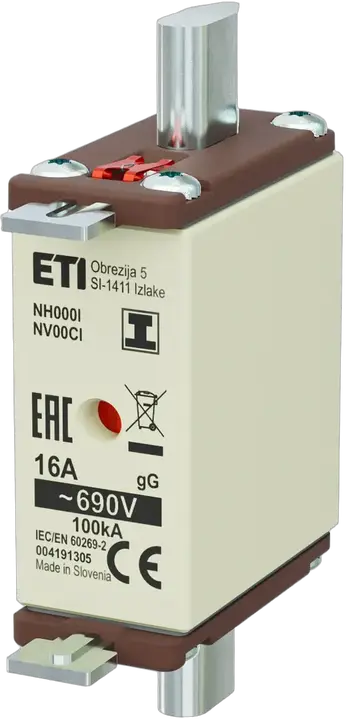 Kép erről: NH000/I gG 16A/690V