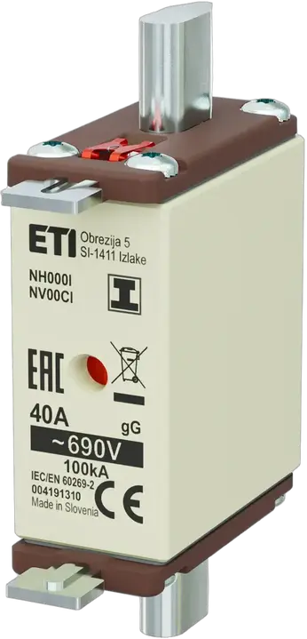 Kép erről: NH000/I gG 40A/690V