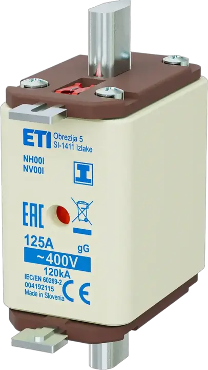 Kép erről: NH00/I gG 125A/400V