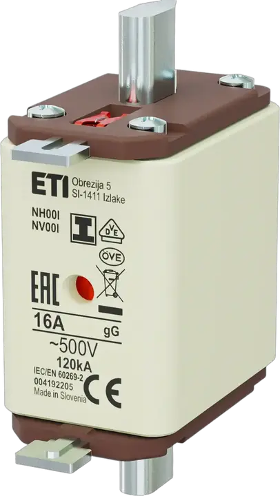 Kép erről: NH00/I gG 16A/500V
