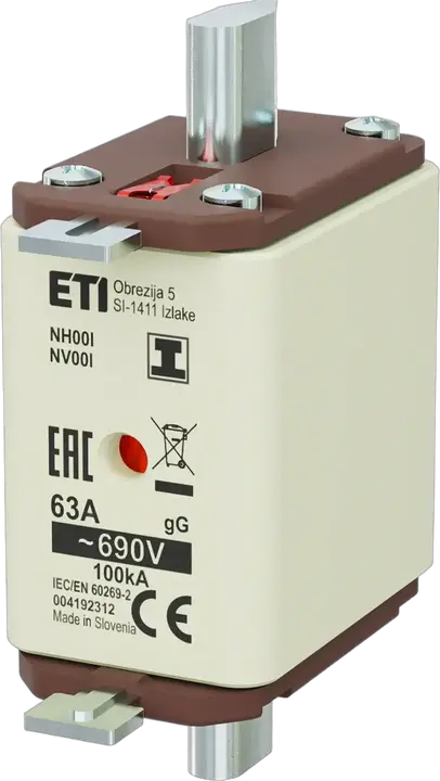 Kép erről: NH00/I gG 63A/690V