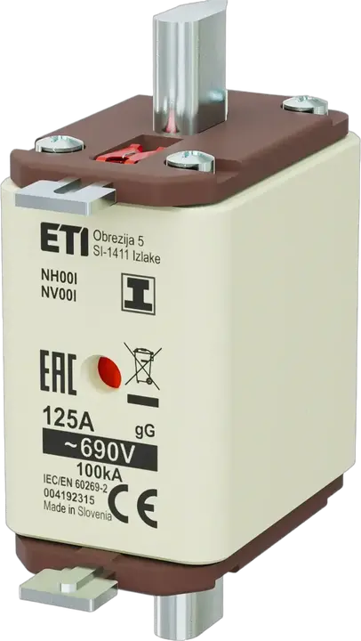 Kép erről: NH00/I gG 125A/690V