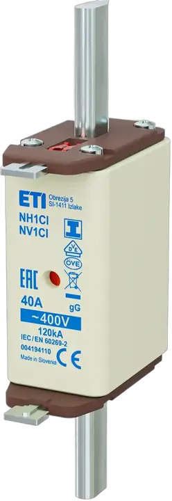 Kép erről: NH1C/I gG 40A/400V