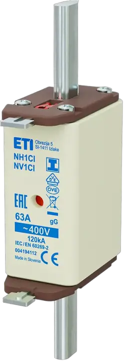 Kép erről: NH1C/I gG 63A/400V
