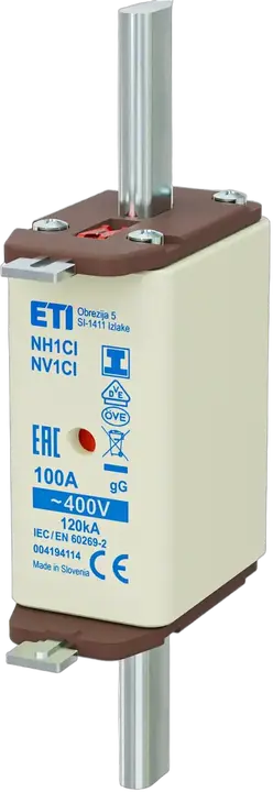 Kép erről: NH1C/I gG 100A/400V