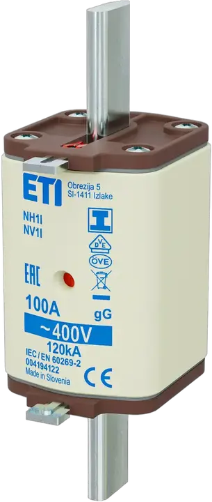 Kép erről: NH1/I gG 100A/400V