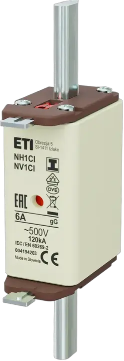 Kép erről: NH1C/I gG 6A/500V