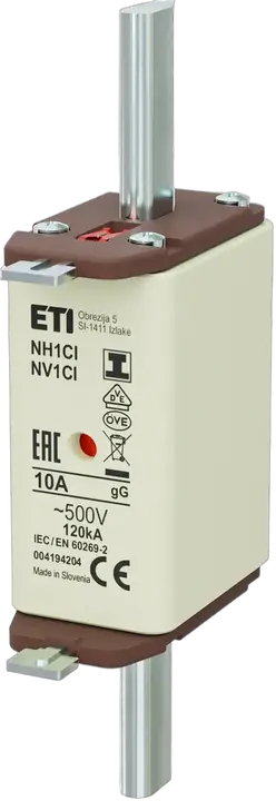 Kép erről: NH1C/I gG 10A/500V