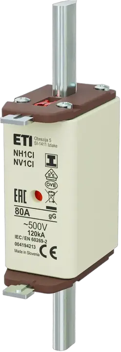 Kép erről: NH1C/I gG 80A/500V