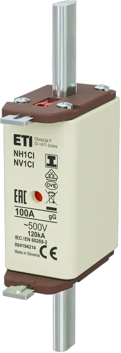 Kép erről: NH1C/I gG 100A/500V