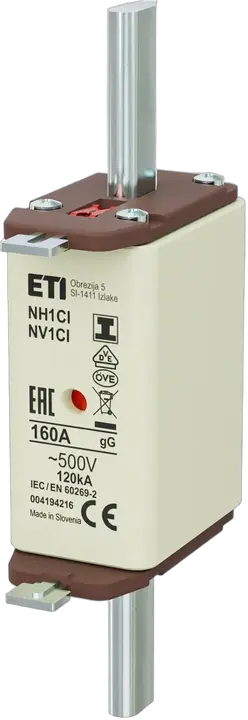 Kép erről: NH1C/I gG 160A/500V