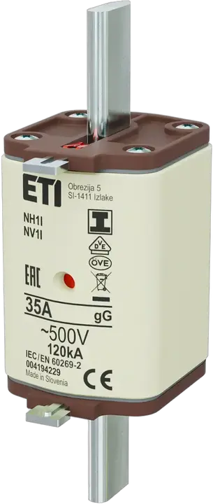 Kép erről: NH1/I gG 35A/500V