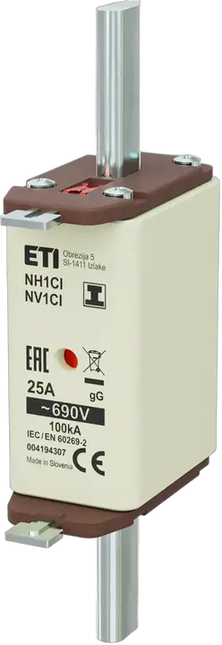 Kép erről: NH1C/I gG 25A/690V