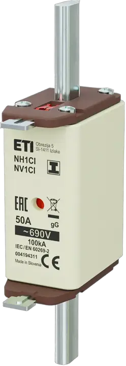 Kép erről: NH1C/I gG 50A/690V