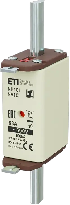 Kép erről: NH1C/I gG 63A/690V
