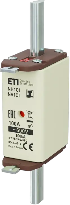 Kép erről: NH1C/I gG 100A/690V