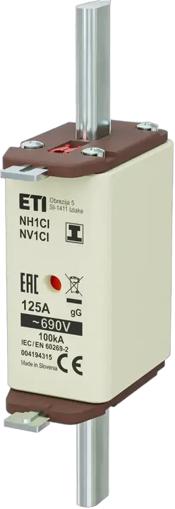 Kép erről: NH1C/I gG 125A/690V