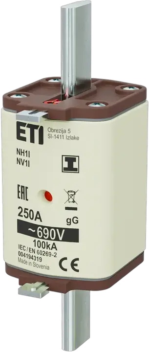 Kép erről: NH1/I gG 250A/690V