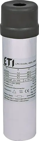 Kép erről: LPC 5 kVAr, 400V, 50Hz