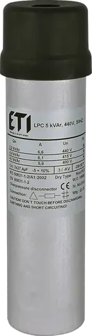 Kép erről: LPC 5 kVAr, 440V, 50Hz