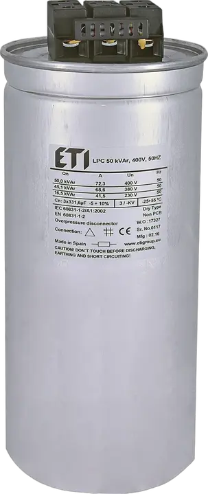 Kép erről: LPC 50 kVAr, 400V, 50Hz