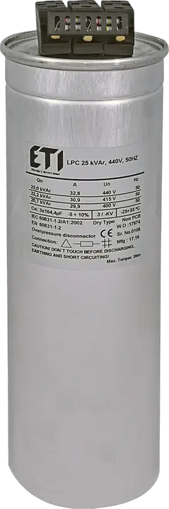 Kép erről: LPC 10 kVAr, 440V, 50Hz
