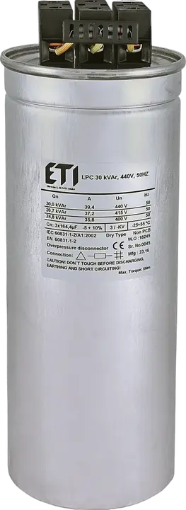 Kép erről: LPC 30 kVAr, 440V, 50Hz