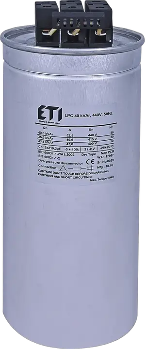 Kép erről: LPC 40 kVAr, 440V, 50Hz