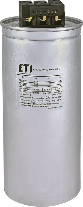 Kép erről: LPC 50 kVAr, 440V, 50Hz